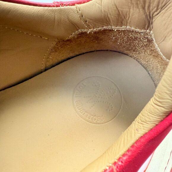 Royal Albartross Luna Sneaker Spikeless Golf Shoe Red 38 / US 7 Made in Italy - Picture 15 of 15